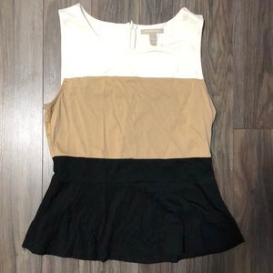 Banana Republic, peplum top, size 12 (fits like M)